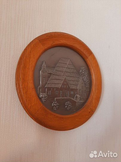 Часы настенные очз, Янтарь. обслужены