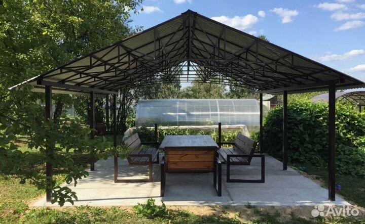 Навес металлический