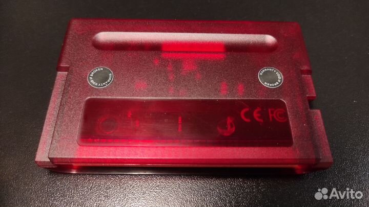 Флеш картридж красный sega MD V3 PRO 32Gb ultimate