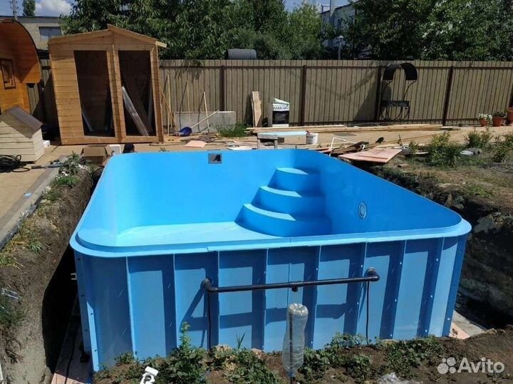 Пластиковый бассейн