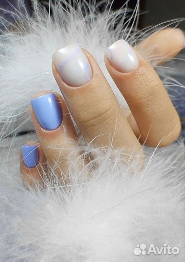 Нужна модель на комбинированный маникюр