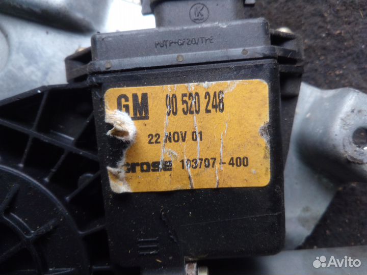 Стеклоподъемник передний правый электро Омега Б