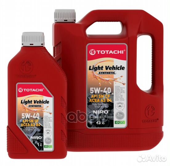 Акция 5W-40 niro LV Synthetic SP/SN/CF A3/B4 4л+1л
