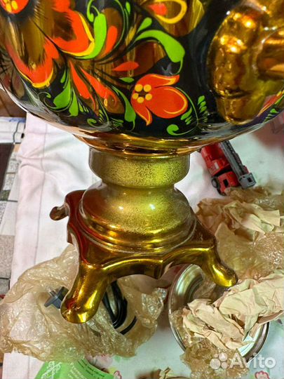 Самовар электрический СССР новый тульский хохлома