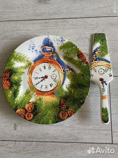 Блюдо для торта с лопаткой