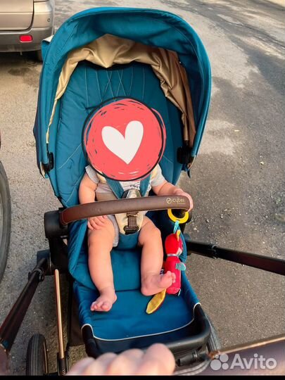 Прогулочная Коляска cybex Priam III rose gold