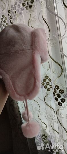 Шапка молодежная теплая. Искусственный мех