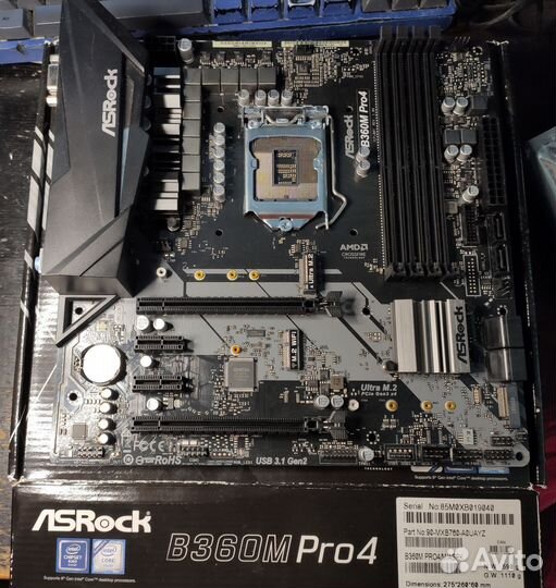 Материнские платы 1151v2 b360 z390