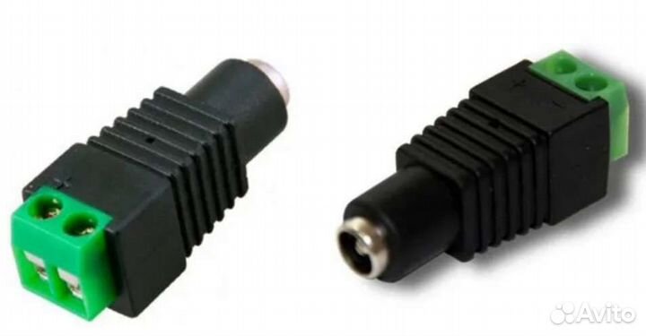 Разъем питания папа, мама, разъем BNC