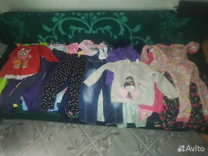 Вищи для девочки пакетом 116 122