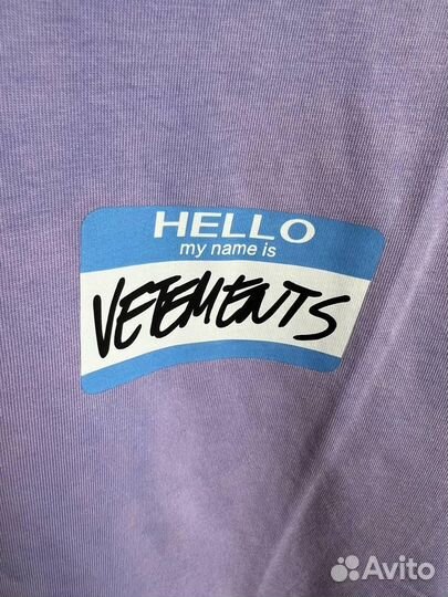 Vetements футболка оверсайз унисекс