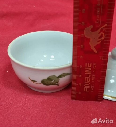 Солонка. Икорница. СССР. Дулево. Серия 