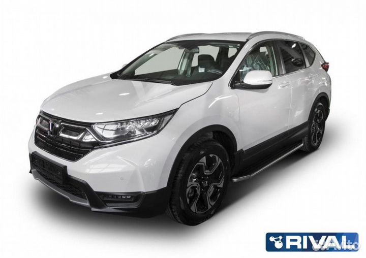 Пороги-подножки Honda CR-V 2017. Premium