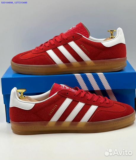 Кроссовки Adidas Gazelle Red (Арт.79302)