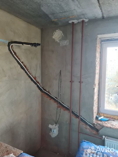 Установка закладка трассы для кондиционеров