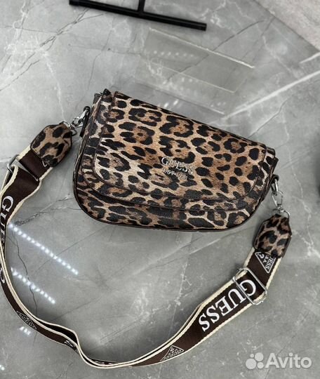 Сумка Guess леопард