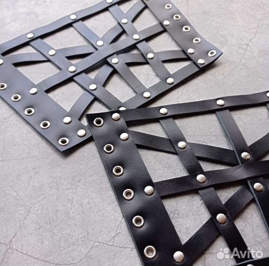 Женские браслеты-наручи натуральная кожа, новые