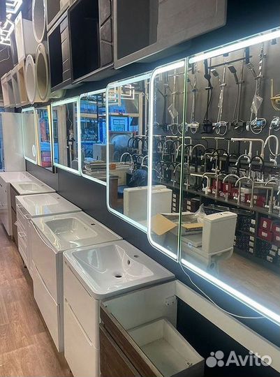 Смеситель встраиваемый матовый золото GB588MG