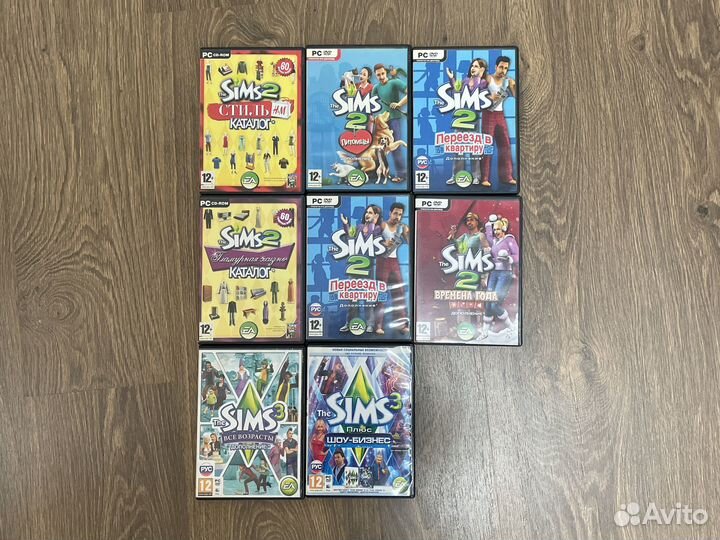 Диски The Sims 2 и 3