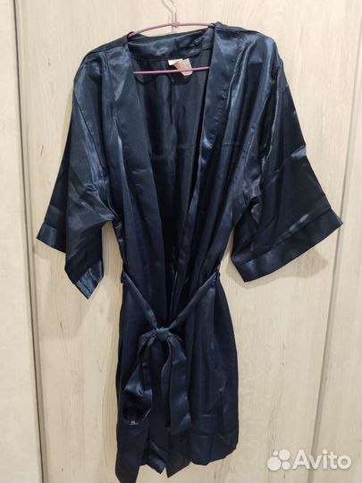 Халат женский шелковый