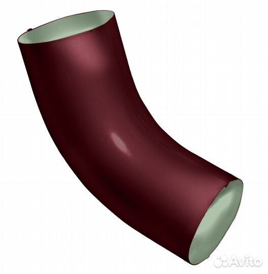 Колено 60 град Optima 90мм RAL 3005