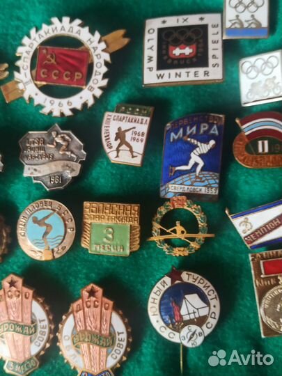 Знаки спартакиады, Олимпиады и спортивных обществ