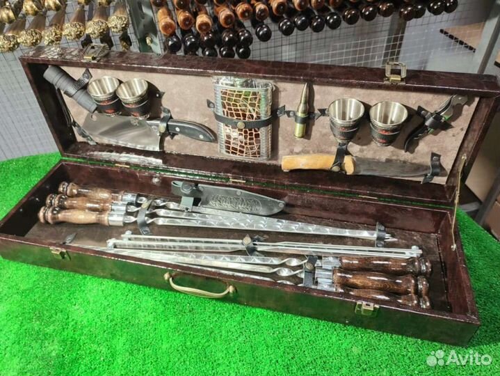 Шашлычный набор в кейсе