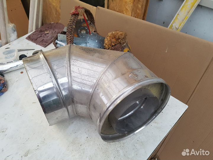 Сэндвич уголок для дымохода