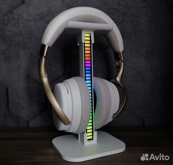 Подставка-держатель для наушников с подсветкой RGB