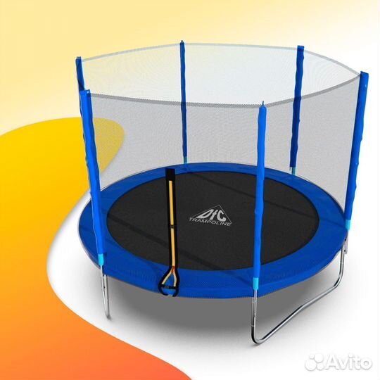 Батут каркасный с сеткой 10 фт 305 см арт.40