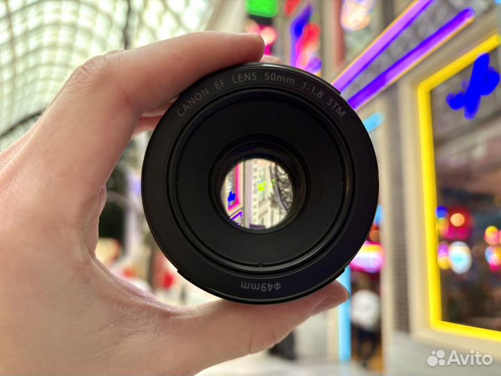 Объектив canon ef 50mm f 1 8 stm