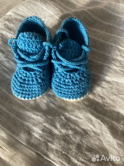 Пинетки детские вязаные