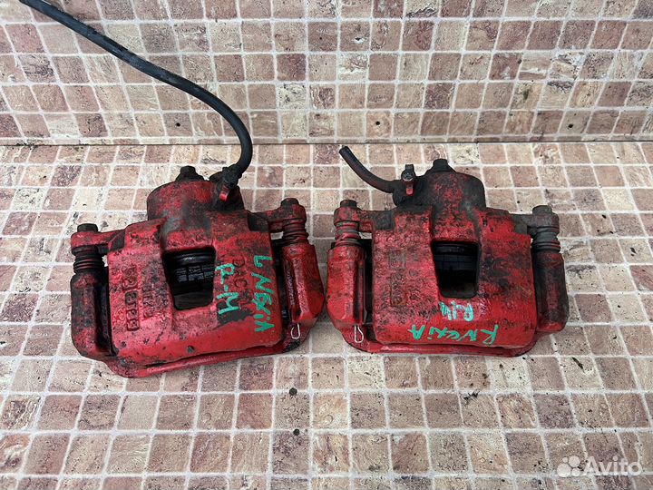 Передние суппорта на Daewoo Nexia 150