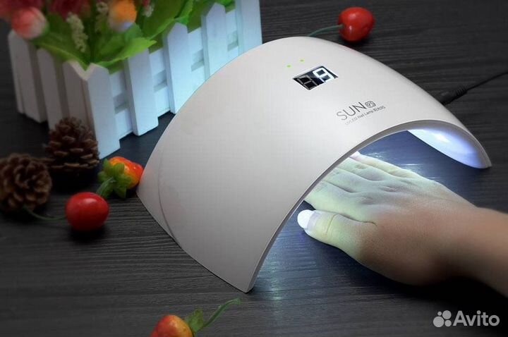 Лампа для маникюра SUN 9s с сенсором и дисплеем