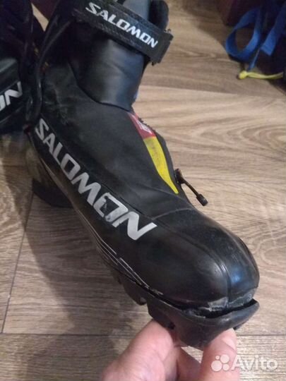 Лыжные ботинки коньковые salomon