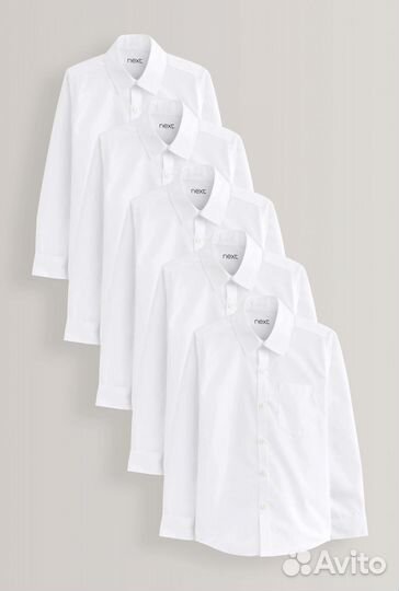 Новая школьная рубашка next, 140