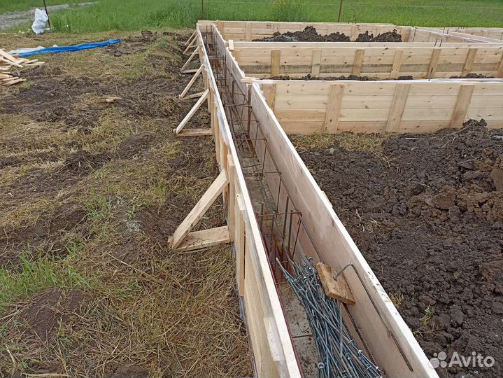 Заливка фундамента под ключ любой сложности