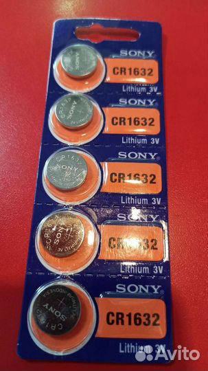 Батарейка Sony cr1632 cr1616 3v