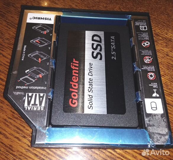 Адаптер optibay для установки hdd вместо dvd