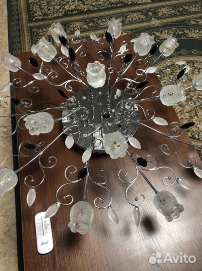 Люстра потолочная светодиодная бу