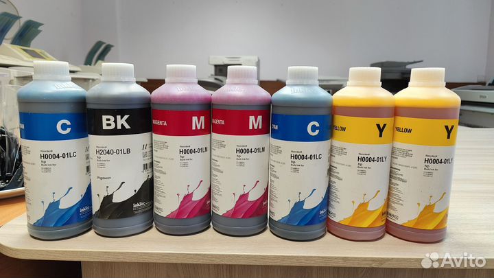 Чернила для плоттеров HP 1100,790 и т.д