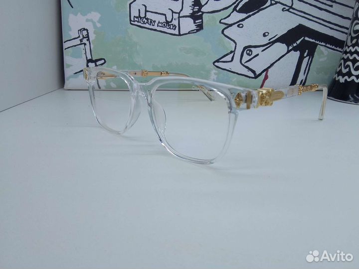 Chrome Hearts,оправа с футляром в комплекте