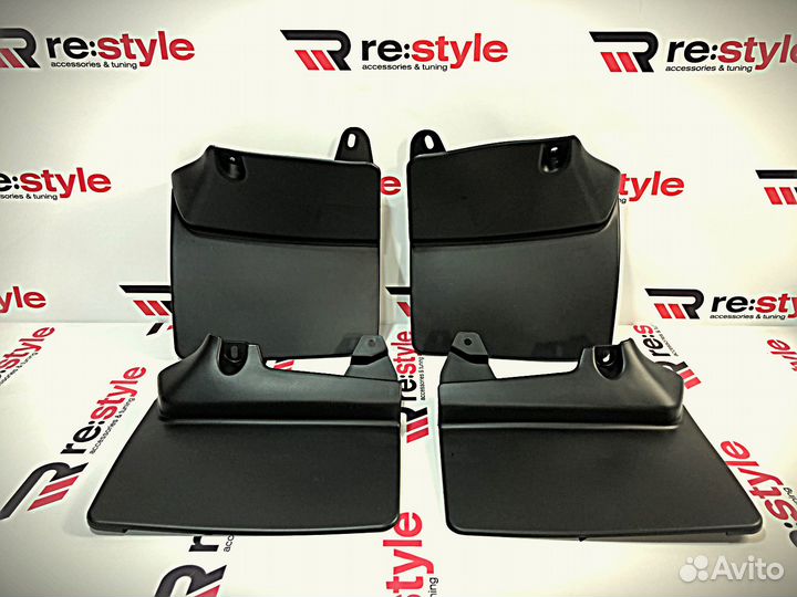 Брызговики Land Cruiser Prado 95 Черные