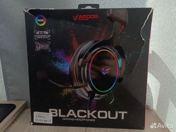 Игровые наушники ardor gaming blackout