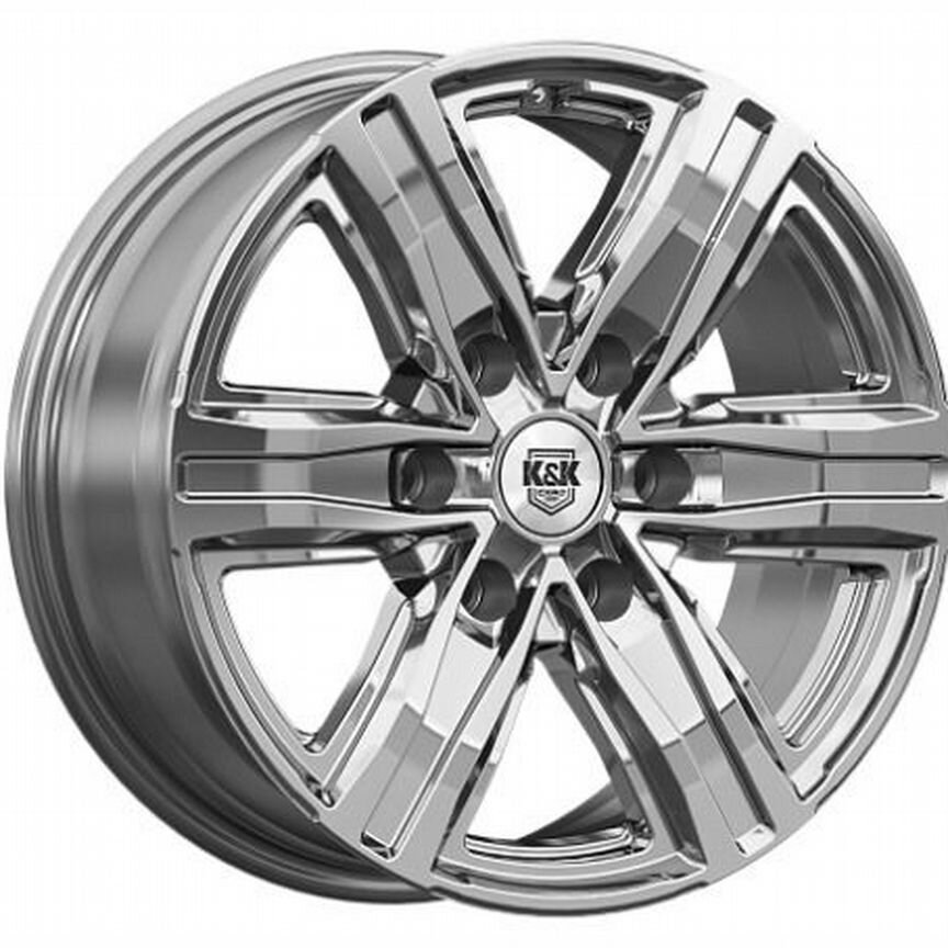 K&K R8 (кс1174) : 7,5x17 6*139,7 Et:38 Dia:67,1 дарк платинум
