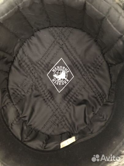 Шапка мужская из нерпы