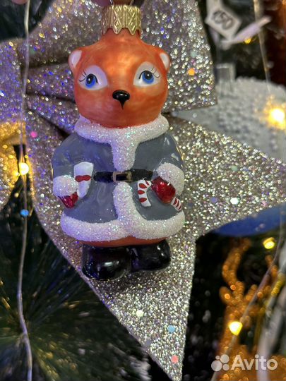 Елочная игрушка Лиса