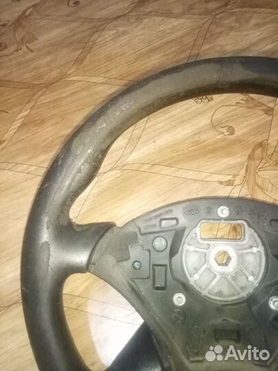 Руль форд фокус 1 с оплеткой руля