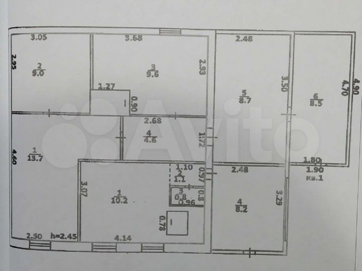 Дом 49 м² на участке 13 сот.