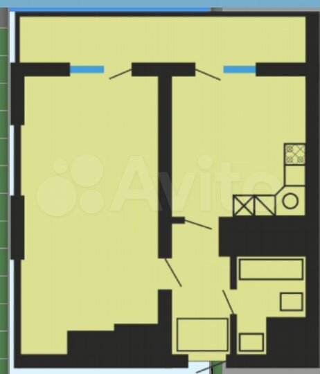 1-к. квартира, 53,7 м², 19/31 эт.